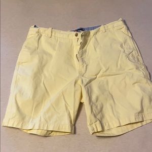 Yellow shorts for spring and summer